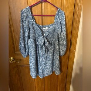 Lush Tie Front Romper